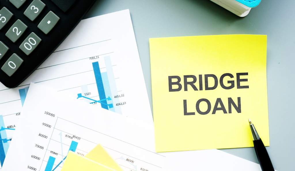 Bridging finance loan application process with documents and calculator