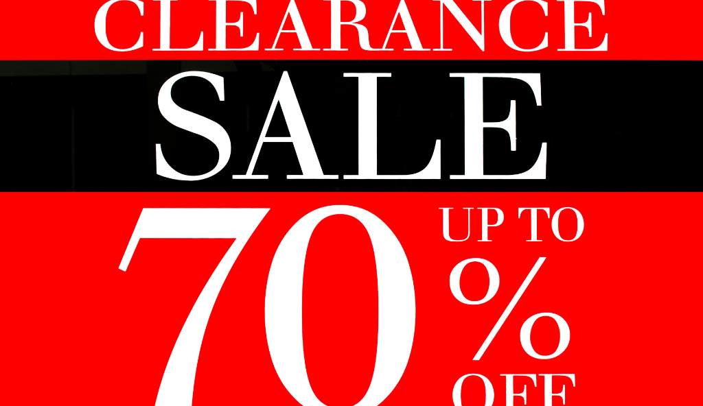 Shop the Best Deals in Our Clearance Sale