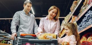 Quality Time, Quality Savings: Family Deals Inside! Grocery Shopping Family Supermarket Mart Market