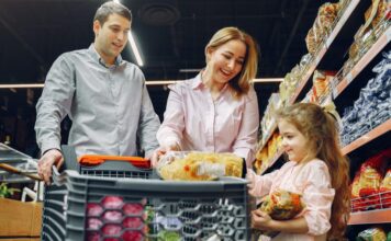 Quality Time, Quality Savings: Family Deals Inside! Grocery Shopping Family Supermarket Mart Market