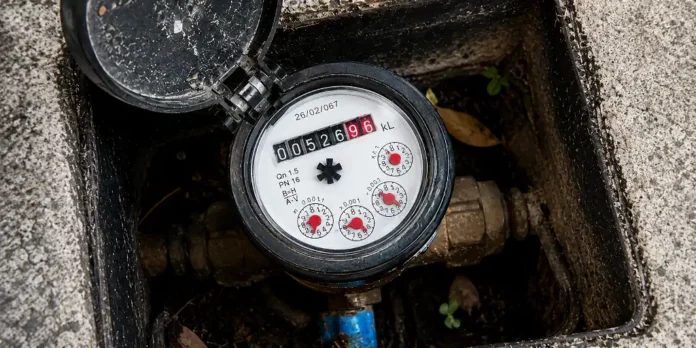 Water meter trick for calculating how much a hidden water leak is costing per day