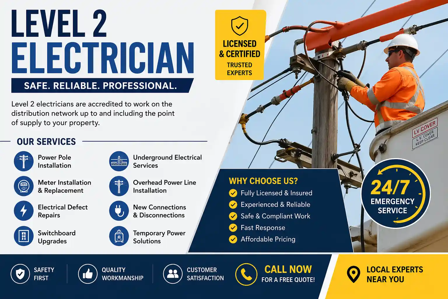 level 2 electricial near me 